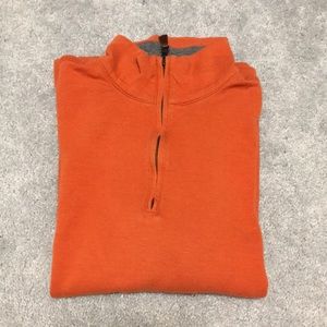Men’s Pullover banana republic orange sweatshirt